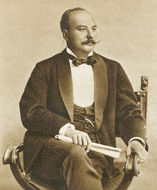 Oskar Nedbal, 1900. In: Ladislav Novák, „Oskar Nedbal“, Rodina, Praha 1938. 03 Nebdal