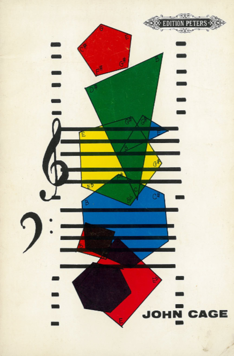 Cover zu Robert Dunn (Hg.), „John Cage“, Henmar Press Inc., New York 1962. 40 CageCover web