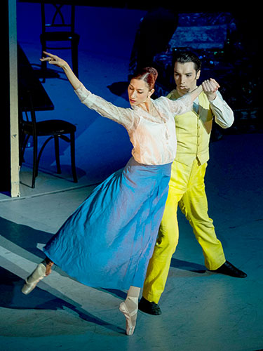 Ehepaar Schönberg (Ionna Afraam, Alexandru Tcacenco © Wiener Staatballett / Ashley Taylor reigen avraam