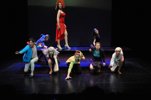 Der Mammon steht im Zentrum © Europäische Theaterschule jedermann2