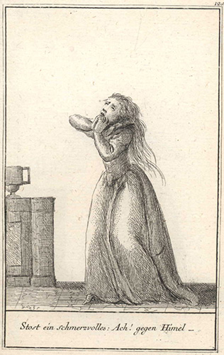 F. J. Freiherr von Goez: Kupferstich zu Leonardo und Blandine, 1783 barockteatrogoez