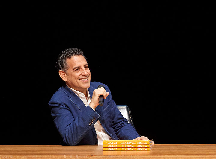 Juan Diego Flórez bei der Spielplanpräsentation 2021/22 © Wiener Staatsoper / Michael Pöhn FLOREZ